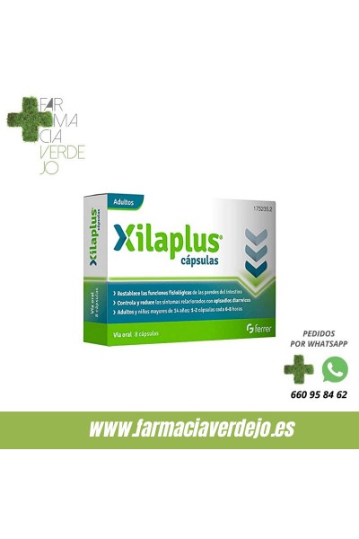 XILAPLUS  8 CAPSULAS Ayuda a recuperar de la diarrea