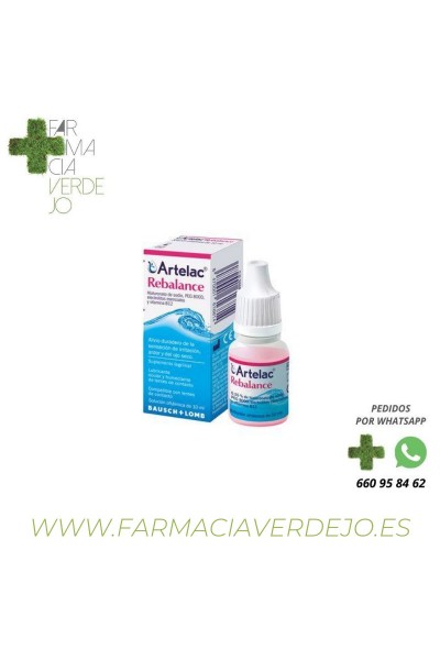 ARTELAC REBALANCE MULTIDOSIS  10 ML Hidratante y lubricante para lentes de contacto