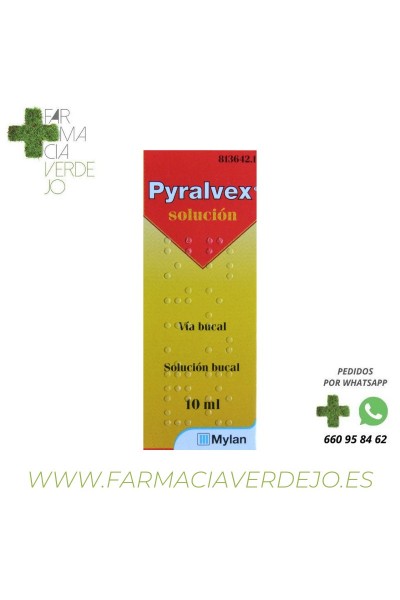 PYRALVEX 10 mg/ml + 50 mg/ml SOLUCION BUCAL 1 FRASCO 10 ml