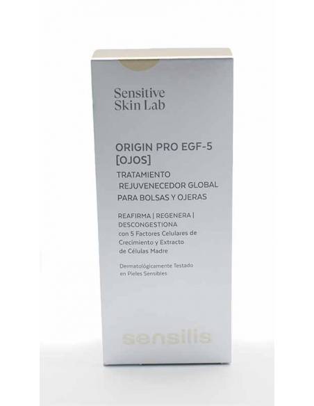 SENSILIS ORIGIN PRO EGF-5 CONTORNO DE OJOS TRATAMIENTO REJUVENECEDOR 15 M