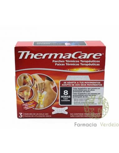 THERMACARE ADAPTABLE PARCHES TERMICOS  3 PARCHES DOLOR MUSCULAR