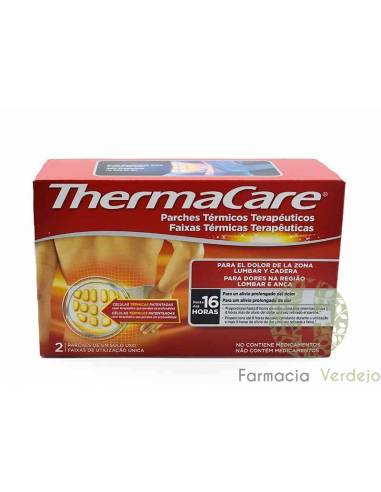 THERMACARE 2 PARCHE TERMICO DOLOR ZONA LUMBAR CADERA