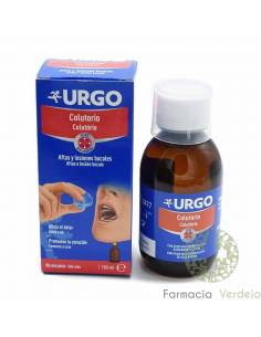 URGO Aftas ENXAGUANTE BUCAL 150ML Cura aftas e lesões na...