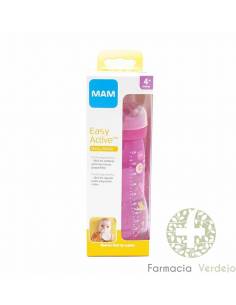 FRASCO MAM EASY ACTIVE 330 ML ROSA 4+ MESES