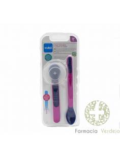 MAM HEAT SENSITIVE SPOON & COVER MAM BABY SPOON MEDE A...