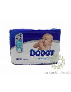 DODOT PRO SENSITIVE T-2 4-8 KG 36 U FRALDA INFANTIL