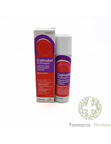 CALMATEL 33,28 mg/ml SOLUCION PARA PULVERIZACION CUTANEA 1 ENVASE 60 ml