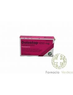 DOLOSTOP 650 MG 20 COMPRIMIDOS Alívio moderado da dor