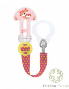 MAM CLIP IT CHUPETA SNAP! TIGRES COR-DE-ROSA