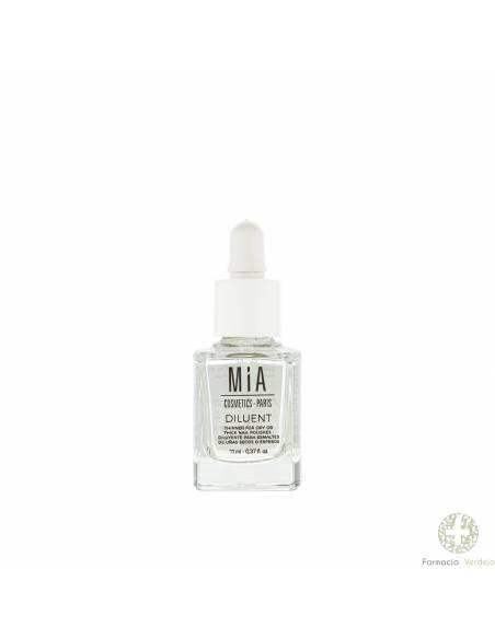 MIA DILUENT 10ML DILUYENTE PARA ESMALTE UÑAS ESPESO APUNTO SECAR
