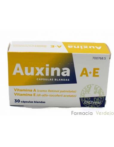 AUXINA A+E 30 CAPS Suplemento de Vitamina A y E