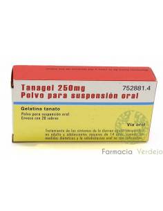 TANAGEL 250 mg 20 SAQUETAS PÓ PARA SUSPENSÃO ORAL...