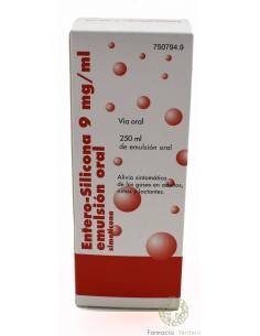 ENTERO SILICONA 9 mg/ml EMULSION ORAL 250 ml Elimina los...