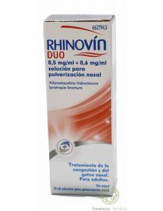 RHINOVIN DUO 0,5 mg/ml + 0,6 mg/ml SOLUÇÃO DE...