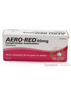 AERO RED 40 MG 30 COMPRIMIDOS DE ALÍVIO DE GÁS MASTIGÁVEL