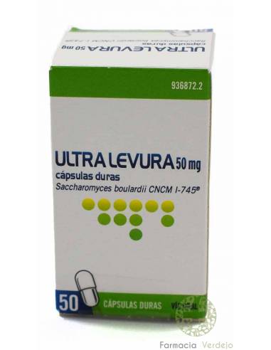 ULTRA-LEVURA 50 MG 50 CÁPSULAS Neutraliza a diarreia e previne-a