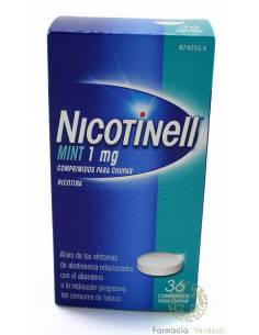 NICOTINELL MINT 1 MG 36 SUCKING TABLETS Suporte à...