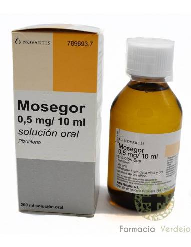 MOSEGOR 0,25 mg/5 ml SOLUCION ORAL 1 FRASCO 200 ml PERDIDA APETITO