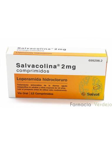 SALVACOLINA 2 MG 12 COMPRIMIDOS Ayuda a controlar la diarrea aguda