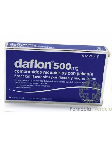 DAFLON 500 MG 30 COMPRIMIDOS REVESTIDOS