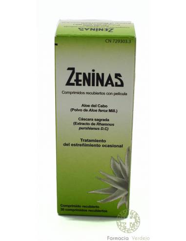 ZENINAS 30 COMPRIMIDOS REVESTIDOS Ajuda a tratar a constipação ocasional