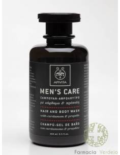 APIVITA MENS CARE SHAMPOO-LAVAGEM CORPORAL 250 ML