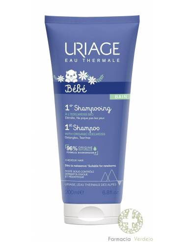 PRIMEIRO SHAMPOO PARA BEBÊS URIAGE 200 ML