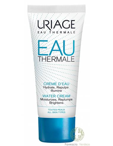 URIAGE EAU TERMALE LIGHT WATER CREAM 40 ML Hidratante para todos os tipos de pele