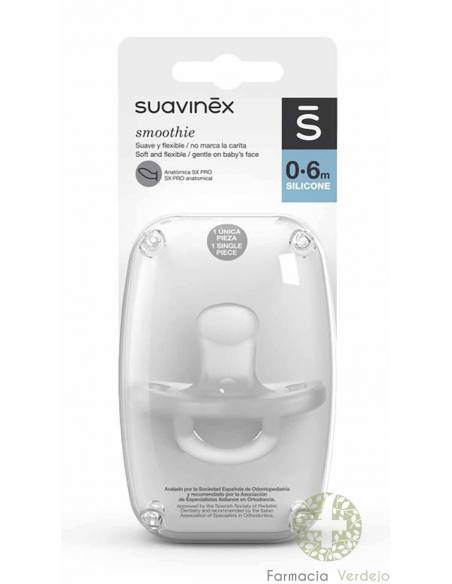 CHUPETA DE SILICONE T SUAVINEX ALLSILICONE 0-6 M