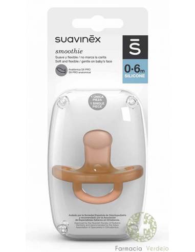 CHUPETA DE SILICONE T SUAVINEX ALLSILICONE 0-6 M