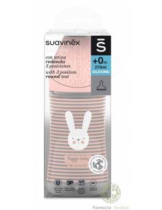 GARRAFA 3P BOCA LARGA T S SILICONE SUAVINEX PREMIUM