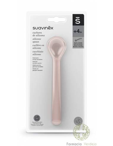 SUAVINEX COLHER DE SILICONE GENGIVAS SENSÍVEIS +4M