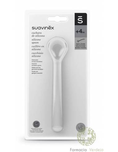 SUAVINEX CUCHARA SILICONA ENCIAS SENSIBLES +4M