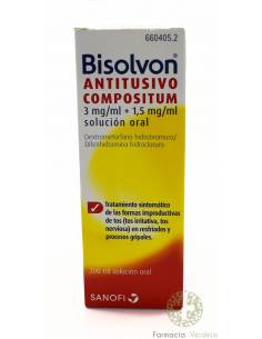 BISOLVON ANTITUSSIVE COMPOSITUM SOLUÇÃO ORAL 200 ml...