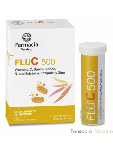 FARMACIA VERDEJO FLUC 500 20 COMPR EFERVESCENTES