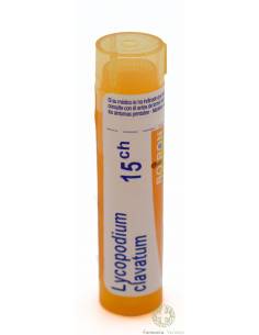LYCOPODIUM CLAVATUM BOIRON C15 GLOBULOS 1 ENVASE 4 g