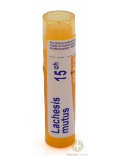 LACHESIS MUTUS BOIRON C15 GLOBULOS 1 ENVASE 4 g