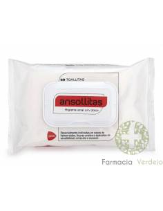 ANSOLLITAS TOALLITAS HIGIENE ANAL  50 TOALLITAS