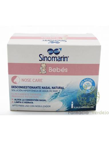 SINOMARIN BEBES LIMPIEZA NASAL MONODOSIS 24 VIALES - Higiene infantil