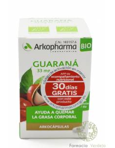 GUARANÁ ARKOPHARMA 80 CÁPSULAS Ajuda a queimar gordura...