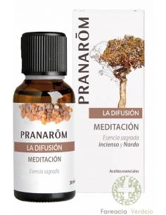 LA DIFUSIÓN MEDITACION INCIENSO Y NARDO PRANAROM 30 ML