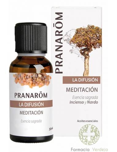 PRANAROM  MEDITACION LA  DIFUSION INCIENSO Y NARDO 30 ML