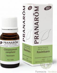 ÓLEO ESSENCIAL DE RAVINTSARA ORGÂNICO 10 ML PRANAROM