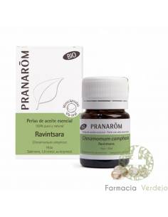 RAVINTSARA 60 PÉROLAS DE ÓLEO ESSENCIAL PRANAROM...