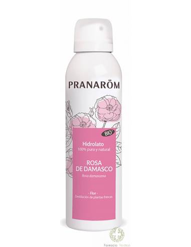 BIO HYDROLAT DAMASK ROSE PRANAROM SPRAY 150ML Tonifica a pele cansada, melhora os cabelos finos