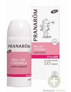 PRANAROM PRANABB ROLL-ON CITRONELA LECHE CORPORAL 30 ML