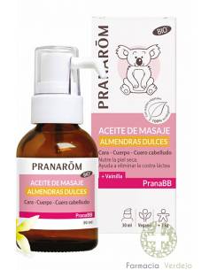 PRANAROM PRANABB ÓLEO DE MASSAGEM DE AMÊNDOAS DOCES 30ML...