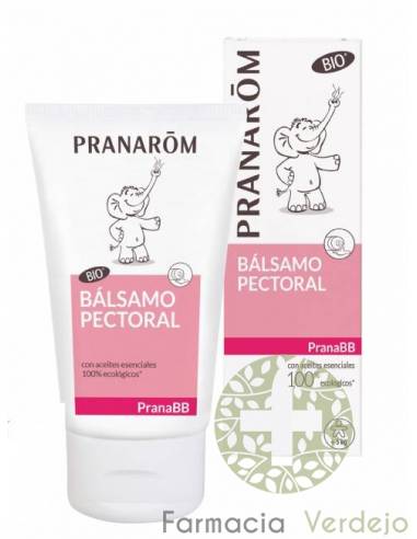 PRANABB BALSAMO PECTORAL BEBÉ PRANAROM 40 ML...