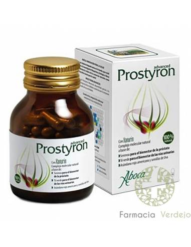 PROSTYRON ADVANCED  60 CAPSULAS ABOCA Aporta bienestar a la próstata y vías urinarias