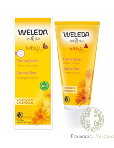 WELEDA CREME FACIAL PARA BEBÊ CALÊNDULA 50 ML